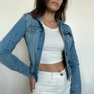 Medium wash denim jacket